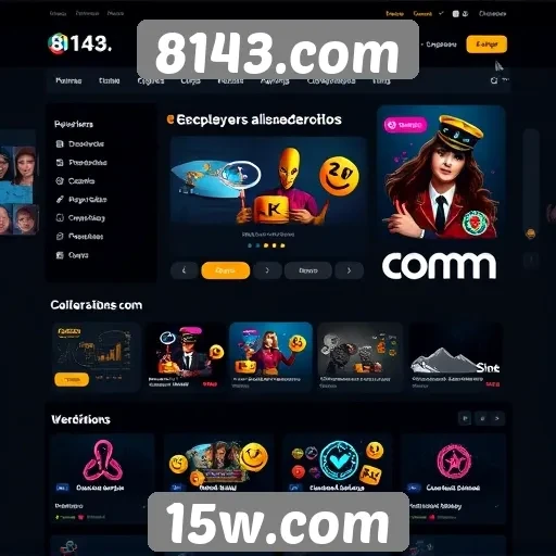 Recursos e funcionalidades do site 8143.com